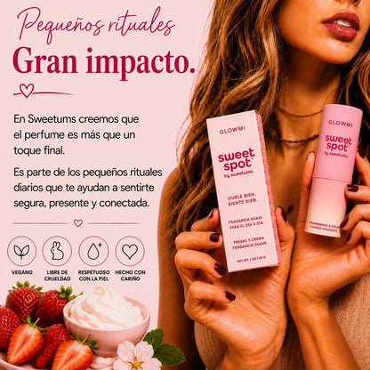 Glowmi™|Bálsamo vegano de Frutilla Para labios, cuerpo y piel íntima